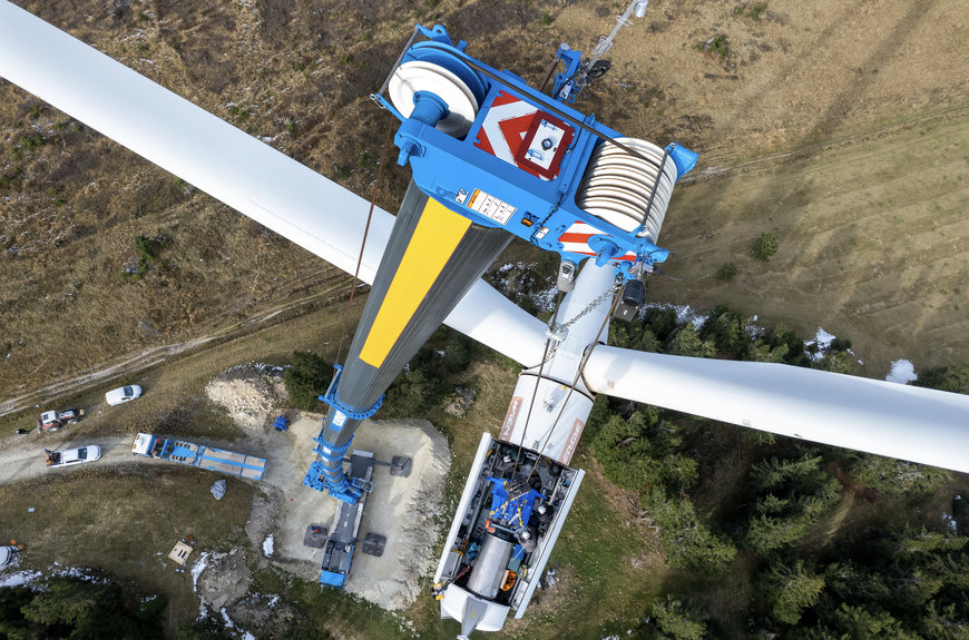 Stable and strong in the wind – Liebherr power hits the road